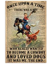 A Little Cowboy Loves Dogs Dictionary 24x36 Poster front