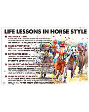 Life Lessons In Horse Style 36x24 Poster front