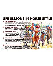 Life Lessons In Horse Style 24x16 Poster front