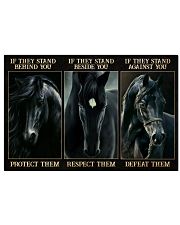 Black Horse If They Stand 36x24 Poster front