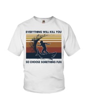 Surfing Everything Will Kill You 2 Youth T-Shirt tile