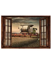 Combine Harvester Window View 36x24 Poster front