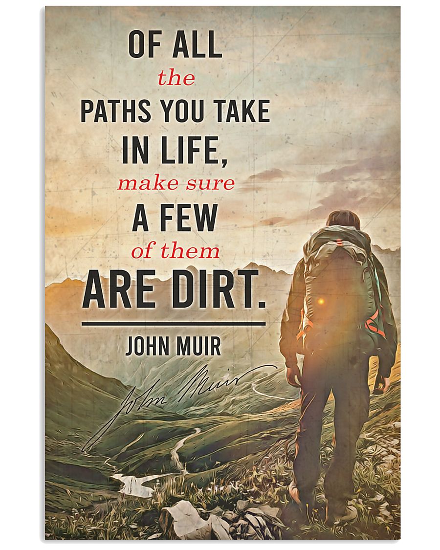 JM - Path Quote 24x36 Poster