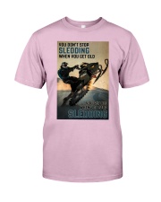Sledding When You Get Old Classic T-Shirt tile
