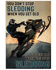 Sledding When You Get Old 24x36 Poster front