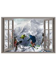 Winter Sports Window View 36x24 Poster front