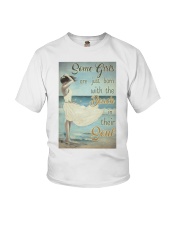 Some Girls Born With The Beach Painting Youth T-Shirt tile