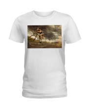 Cycling While On This Ride Ladies T-Shirt tile