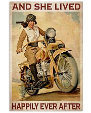Girls With Motorcycle Lived Happily 24x36 Poster front