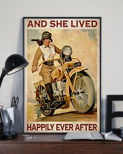 Girls With Motorcycle Lived Happily 24x36 Poster lifestyle-poster-2