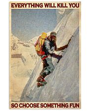 Old Mountaineer Choose Something Fun Vertical Poster tile