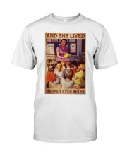 Teacher Lived Happily Classic T-Shirt tile