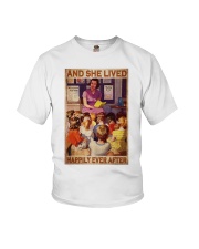 Teacher Lived Happily Youth T-Shirt tile