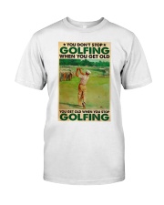 You Don't Stop Golfing Classic T-Shirt tile