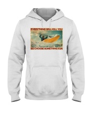 Kayaking Choose Something Fun Hooded Sweatshirt tile