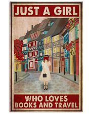 Just A Girl Who Loves Books And Travel 24x36 Poster front