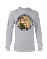 Female Veteran Assuming Long Sleeve Tee tile