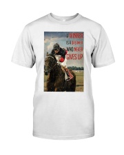 Horse Racing A Winner Is A Dreamer Classic T-Shirt tile