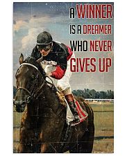 Horse Racing A Winner Is A Dreamer Vertical Poster tile
