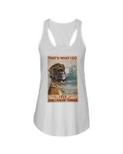 Boxer I Fly Ladies Flowy Tank tile