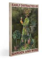 Easily Distracted By Garden And Wine Gallery Wrapped Canvas Prints tile