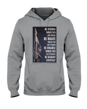 Swimming Girl Be Strong Hooded Sweatshirt tile