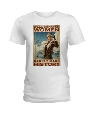 Pilot Well Behaved Women Ladies T-Shirt tile