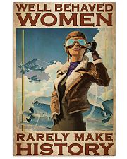 Pilot Well Behaved Women 24x36 Poster front