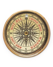 Vintage Compass Not All Those Circle ornament - single (porcelain) front