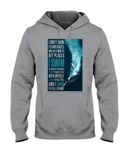 I Swim Hooded Sweatshirt tile