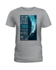 I Swim Ladies T-Shirt tile
