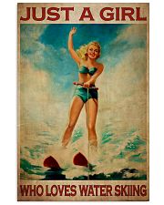 Girl Loves Water Skiing 24x36 Poster front