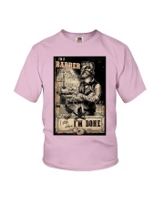 Barber Don't Stop When I'm Tired Youth T-Shirt tile