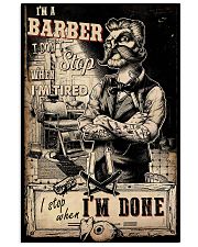 Barber Don't Stop When I'm Tired Vertical Poster tile