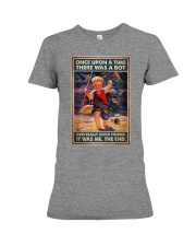 OUAT Boy Loved Fishing Premium Fit Ladies Tee tile