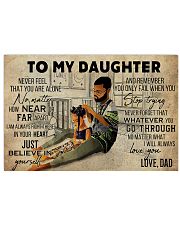 To My Daughter 36x24 Poster front