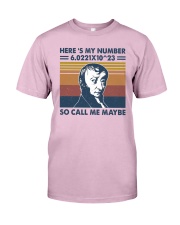 Avogadro Number Call Me Maybe Classic T-Shirt tile
