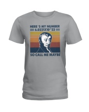 Avogadro Number Call Me Maybe Ladies T-Shirt tile