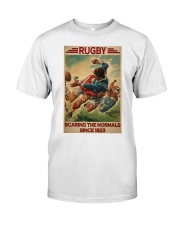 Rugby Scaring The Normals Classic T-Shirt tile