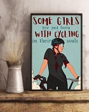 Girls Born With Cycling 24x36 Poster lifestyle-poster-3