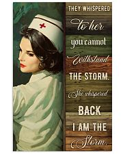 Nurse Whispered Back Vertical Poster tile