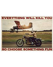 Funny Motorbike Jokes - Racing Poster - Dprintes 36x24 Poster front