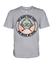 Muff Diving Hoodie - Dirty Jokes Gifts - Dprintes V-Neck T-Shirt tile