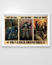 Biker Race The Rain 36x24 Poster poster-landscape-36x24-lifestyle-02
