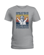 Diver Exploring The Realm Of The Bearded Clam Ladies T-Shirt tile