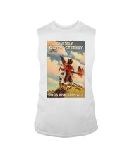 Easily Distracted By Dogs And Airplane Sleeveless Tee tile