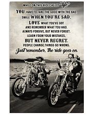 Biker While On This Ride Called Life 2 24x36 Poster front
