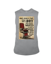 Boy Open A Barbershop Sleeveless Tee tile