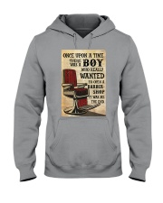 Boy Open A Barbershop Hooded Sweatshirt tile