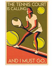 Tennis Court Calling 24x36 Poster front